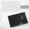 WZYCWB Black and white galaxy Patterned White Holiday Card (6x4) with Envelope. Suitable for birthdays, weddings, and condolences. view 3