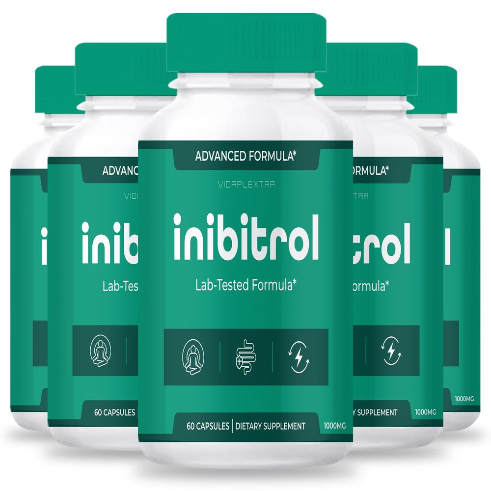 VIDAPLEXTRA Inibitrol - Inibitrol Capsules (5 Pack, 300 Capsules)