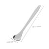 MAGICLULU 2pcs Stainless Steel Tongue Scraper Portable Oral Hygiene Tool for Adults Comfortable Tongue Cleaner for Fresh Breath view 2