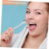 MAGICLULU 2pcs Stainless Steel Tongue Scraper Portable Oral Hygiene Tool for Adults Comfortable Tongue Cleaner for Fresh Breath view 3