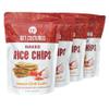 Get Cultured Sweet Chili Garlic Baked Rice Chips, Crispy and Crunchy Rice Chip Snack Gluten & Dairy Free, No Preservatives Healthy Snack Pack for Adults and Kids | 4.2 Oz Resealable Bag (4Pack)