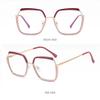 LARAKVEAKV Oversized Reading Glasses Full Rim Computer Reading Glasses Square Presbyopic Glasses Pink For Stylish Ladies, 1.0(Pink,3.0x) view 2