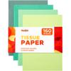 160 Sheets Green Tissue Paper for Gift Bags Bulk, 20"x14" - Acid Free Wrapping Tissue Paper for Crafts, Party Decors for Saint Patrick's Day, Birthday, Wedding, Christmas view 1