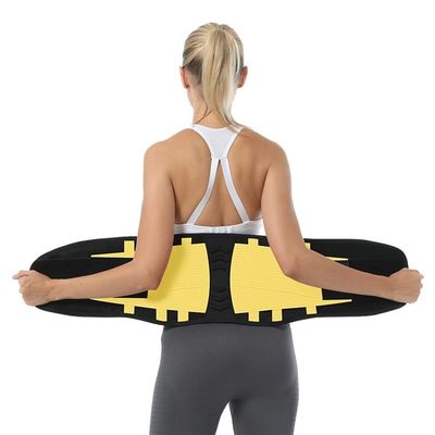 DJVHSRI Elastic Back Lumbar Brace Rt Belt - Orthopedic Corrector for Lower Back Waist - Women's Rt CorsetYellow-X