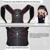 DJVHSRI Waist Rt Belt - Lumbar Decompression Brace for Men & Women to CorrectBlack-Large view 3