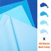160 Sheets Blue Tissue Paper for Gift Bags, 20"x14" - Acid Free Wrapping Tissue Paper Bulk for Crafts Packaging Birthday Baby Shower Bachelorette Bridal Shower Father Day Blue Party Decorations view 3