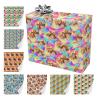 Custom Christmas Wrapping Paper with Picture, Personalized Gift Wrapping Paper Roll Customized Gifts Wrapped Decor for Mom Dad Family Friends Birthday 58x23 Inch Per Roll view 1