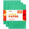 140 Sheets Green Tissue Paper for Gift Bags Bulk, 20"x14" - Acid Free Wrapping Tissue Paper for Crafts, Party Decors for Saint Patrick's Day, Birthday, Wedding, Christmas view 1