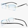 CREXEMI Blue Ease Optics Glasses, Auto-Focus Anti-Blue Reading Eyeglasses for Men and Women (1pc,+100) view 2
