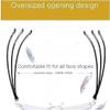 CREXEMI Blue Ease Optics Glasses, Auto-Focus Anti-Blue Reading Eyeglasses for Men and Women (1pc,+100) view 4