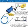 Banfluxion Condenser Tube Cleaning Machine 110V/220V for 0.6-0.7 Inch Pipe, HVAC Heat Exchanger Cleaner with Water Spray & Adjustable Speed, Portable Chiller Air Conditioner Pipe Descaling Tool view 3