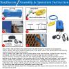 Banfluxion Condenser Tube Cleaning Machine 110V/220V for 0.6-0.7 Inch Pipe, HVAC Heat Exchanger Cleaner with Water Spray & Adjustable Speed, Portable Chiller Air Conditioner Pipe Descaling Tool view 4