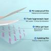 50Pcs Silicone Foam Dressing 4x4 Gentle Border, Waterproof Silicone Bandages for Wounds Care, Bed Sore Patches, Super Absorbent Wound Dressing, Self Adhesive Pressure Sore Pads view 3