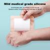 50Pcs Silicone Foam Dressing 4x4 Gentle Border, Waterproof Silicone Bandages for Wounds Care, Bed Sore Patches, Super Absorbent Wound Dressing, Self Adhesive Pressure Sore Pads view 4