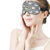 No Pressure Sleep Masks White Black Gooses Breathable Travel Eye Cover Soft Eyeshade Comfortable Blackout Eye Mask view 3