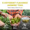 iTeaworld 6 Different Jasmine Tea Sampler, Jasmine Loose Leaf Tea(Including Jasmine Green Tea, Jasmine Oolong Tea, Jasmine LiuBao Tea ect.), No Sugar and Additive, Nice Tea Bags Variety Pack Gift Set(3.17oz) view 3