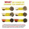 iTeaworld 6 Different Jasmine Tea Sampler, Jasmine Loose Leaf Tea(Including Jasmine Green Tea, Jasmine Oolong Tea, Jasmine LiuBao Tea ect.), No Sugar and Additive, Nice Tea Bags Variety Pack Gift Set(3.17oz) view 4