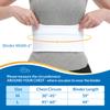 Pauline Broken Rib Brace for Women - Compression Chest Binder for Cracked Ribs Support & Chest Pain Relief - Rib Belt for Bruised Rib Cage (White, Fits 45-60) view 2