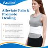 Pauline Broken Rib Brace for Women - Compression Chest Binder for Cracked Ribs Support & Chest Pain Relief - Rib Belt for Bruised Rib Cage (White, Fits 45-60) view 3