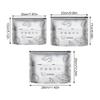 30PCS Reusable Aluminum Foil Sealable Storage Bags, 2026 New Resealable Vacuum Zipper Pouches With Label And Zip Lock, Leakproof Stand Up Foil SealableBags for Vegetable Fruit Meat (M,10PCS) view 2