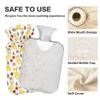 1 L Hot Water Bottle Gift Corgi Bell Hot Water Bottle with Cover Soft Velvet Leak Proof Screw Plug Best for Winter Sports Outdoors view 3