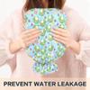 1 L Hot Water Bottle Crocodile Strawberry Donut Hot Water Bottle with Cover Soft Velvet Leak Proof Screw Plug Best for Winter Sports Outdoors view 4
