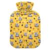 1 L Hot Water Bottle Koala Footprint Hot Water Bottle with Cover Soft Velvet Leak Proof Screw Plug Best for Winter Sports Outdoors view 1