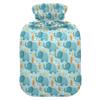 1 L Hot Water Bottle Elephant Hot Water Bottle with Cover Soft Velvet Leak Proof Screw Plug Best for Winter Sports Outdoors view 1