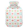 1 L Hot Water Bottle Mushroom Moon Star Hot Water Bottle with Cover Soft Velvet Leak Proof Screw Plug Best for Winter Sports Outdoors view 1
