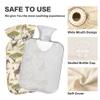 1 L Hot Water Bottle Giraffe and Zebra Hot Water Bottle with Cover Soft Velvet Leak Proof Screw Plug Best for Winter Sports Outdoors view 3