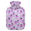 2 L Hot Water Bottle Cherry Skull Hot Water Bottle with Cover Soft Velvet Leak Proof Screw Plug Best for Winter Sports Outdoors view 1