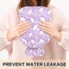 1 L Hot Water Bottle Purple Unicorn Hot Water Bottle with Cover Soft Velvet Leak Proof Screw Plug Best for Winter Sports Outdoors view 4