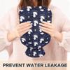 2 L Hot Water Bottle Cute Duck Cloud Sun Hot Water Bottle with Cover Soft Velvet Leak Proof Screw Plug Best for Winter Sports Outdoors view 4