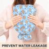 1 L Hot Water Bottle Gingerbread Man Hot Water Bottle with Cover Soft Velvet Leak Proof Screw Plug Best for Winter Sports Outdoors view 4