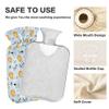 2 L Hot Water Bottle Lion and Zebra Hot Water Bottle with Cover Soft Velvet Leak Proof Screw Plug Best for Winter Sports Outdoors view 3