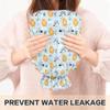 2 L Hot Water Bottle Lion and Zebra Hot Water Bottle with Cover Soft Velvet Leak Proof Screw Plug Best for Winter Sports Outdoors view 4