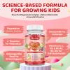 2 Pack Magnesium Gummies for Kids - Magnesium Supplement with L-Theanine, Chamomile & Multivitamins for Kids & Adults Sleep, Calm, Relaxation, Sugar Free Strawberry Flavor 60 Gummies view 2