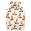 1 L Hot Water Bottle Golden Retriever Snow Hot Water Bottle with Cover Soft Velvet Leak Proof Screw Plug Best for Winter Sports Outdoors