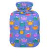 2 L Hot Water Bottle Crab Colorful Hot Water Bottle with Cover Soft Velvet Leak Proof Screw Plug Best for Winter Sports Outdoors view 1