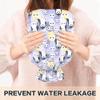 1 L Hot Water Bottle Penguins Hot Water Bottle with Cover Soft Velvet Leak Proof Screw Plug Best for Winter Sports Outdoors view 4
