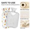1 L Hot Water Bottle Crocodile Pigeon Hot Water Bottle with Cover Soft Velvet Leak Proof Screw Plug Best for Winter Sports Outdoors view 3