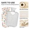 2 L Hot Water Bottle Snowman Santa Claus Summer Hot Water Bottle with Cover Soft Velvet Leak Proof Screw Plug Best for Winter Sports Outdoors view 3