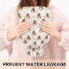 2 L Hot Water Bottle Dog Faces with Bones Hot Water Bottle with Cover Soft Velvet Leak Proof Screw Plug Best for Winter Sports Outdoors view 4