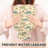 1 L Hot Water Bottle Alligator Palm Leaf Hot Water Bottle with Cover Soft Velvet Leak Proof Screw Plug Best for Winter Sports Outdoors view 4