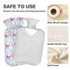 1 L Hot Water Bottle Santa Claus Tree Deer Hot Water Bottle with Cover Soft Velvet Leak Proof Screw Plug Best for Winter Sports Outdoors view 3