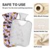 1 L Hot Water Bottle Purple Dog Hot Water Bottle with Cover Soft Velvet Leak Proof Screw Plug Best for Winter Sports Outdoors view 3