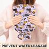 1 L Hot Water Bottle Purple Dog Hot Water Bottle with Cover Soft Velvet Leak Proof Screw Plug Best for Winter Sports Outdoors view 4