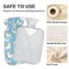 2 L Hot Water Bottle Unicorns Hot Water Bottle with Cover Soft Velvet Leak Proof Screw Plug Best for Winter Sports Outdoors view 3