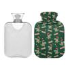 1 L Hot Water Bottle Crocodile Basketball Hot Water Bottle with Cover Soft Velvet Leak Proof Screw Plug Best for Winter Sports Outdoors view 2