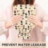 1 L Hot Water Bottle Dog Bones Hot Water Bottle with Cover Soft Velvet Leak Proof Screw Plug Best for Winter Sports Outdoors view 4